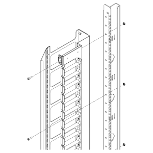 Vertical Cable Manager for FMP
